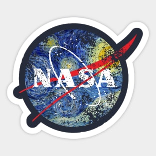 Nasa Starlight distressed Sticker